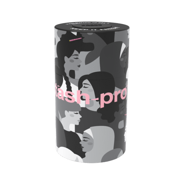 Airtight Smell-Proof Storage Jar Black