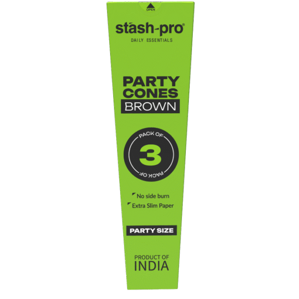 Stash-Pro Party Cones - Brown