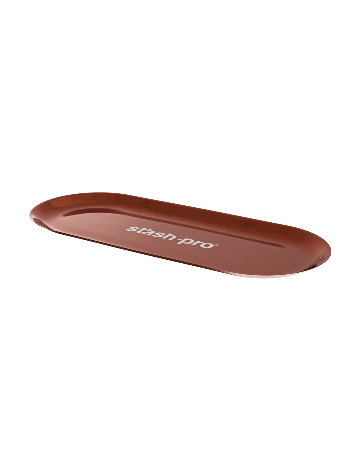 Stash-pro Oval Metal Tray - Rose Gold