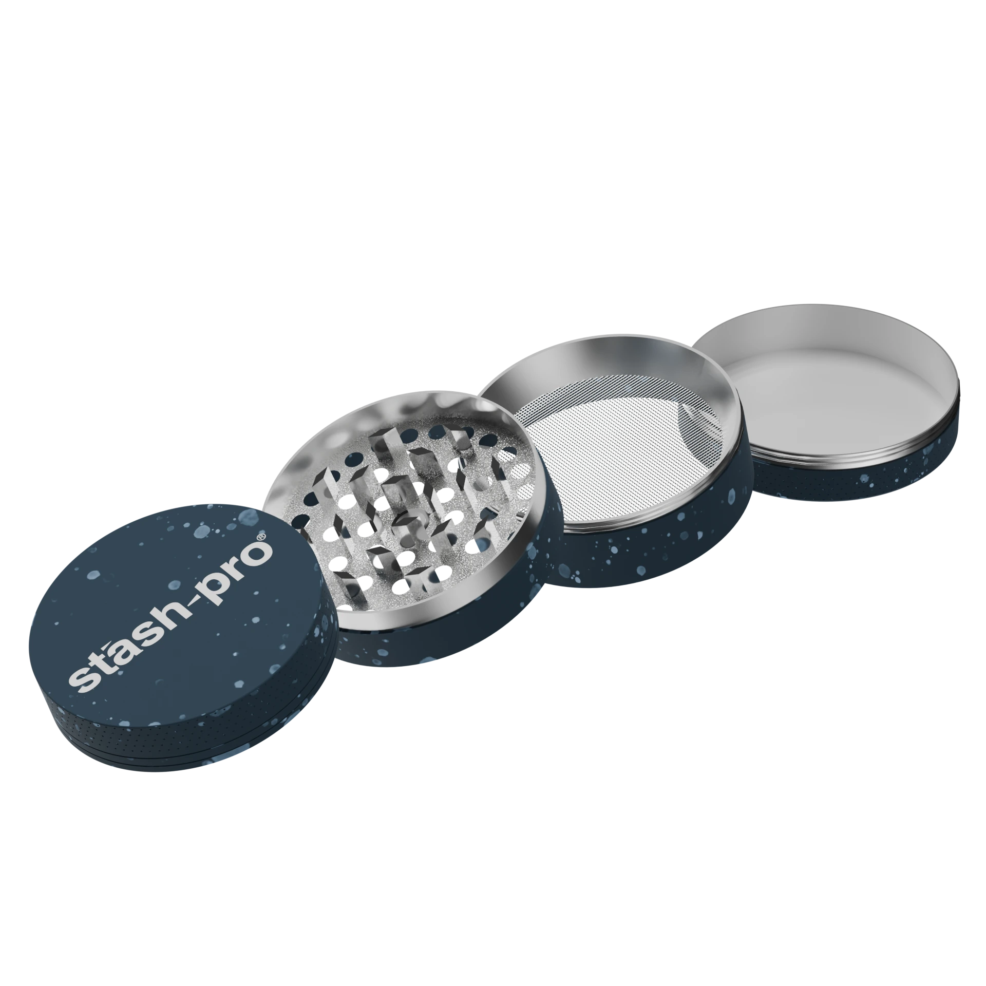 Stash-pro Medium color spill Grinder - blue - Image 4