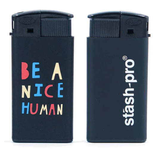 Stash-Pro Slim Lighter - Be A Nice Human