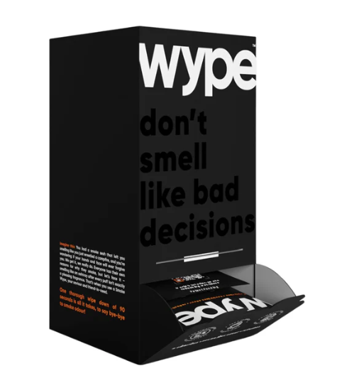 Wype Odor Neutralizing Wet Wipes - Box of 50