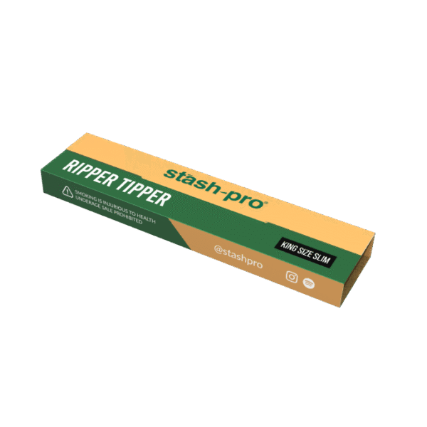 Stash-Pro Ripper Tipper Rolling Paper with Tips -