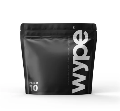 Wype Odor Neutralizing Wet Wipes - Pack of 10