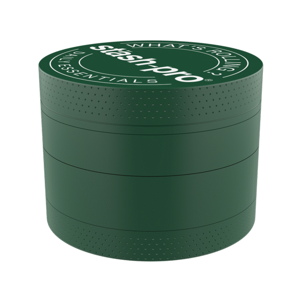 Dark Green Glow in the Dark Herb Grinder – Large | 4-Piece