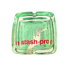 Stash pro -Square Glass Ash Tray