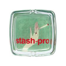Stash pro -Square Glass Ash Tray - Image 5