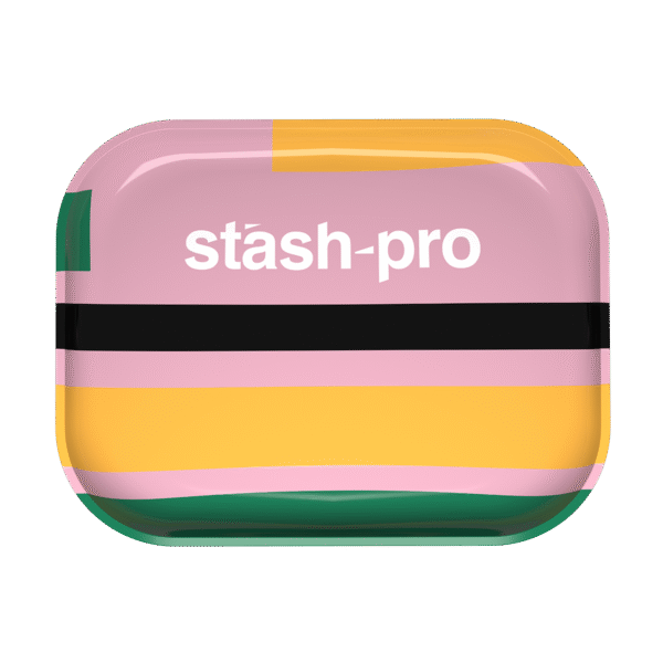 Stash Pro Small Rolling Tray - Pink-Black
